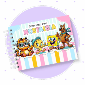 Livro de Colorir Nostalgia