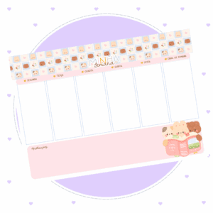 Planejamento Semanal Kawai